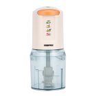 Geepas 400W Mini Food Processor - 500ML Capacity Food Chopper , 4 Bi-Level Stainless Steel Double Blades for Blending & Chopping - Food Chopper Shredder, Perfect for Salads, Salsa, Pesto, Curry Pastes & More - 2 Year Warranty