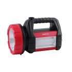 Geepas Rechargeable Search Light with Lantern -  Hand held LED Torch| Light Big Spotlight Flashlight | High Power Large Battery 2000mAh, Flood Light Camping Lantern | 2 years Warranty