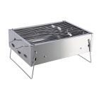 Barbecue Stand with Grill, Quality Material, RF10361 | Durable Stainless-Steel Construction | Portable Folding Charcoal BBQ Grill for Outdoor Picnic Garden Terrace Camping