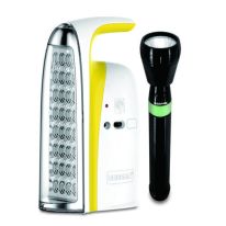 Geepas Rechargeable LED Lantern &  Torch | Emergency Lantern with Light Dimmer Function | 24 Pcs Super Bright LEDs| Ideal for Outings, Trekking, Campaigning and more | 2 Years Warranty