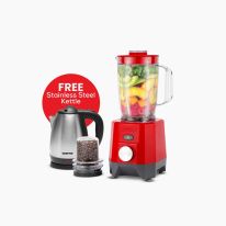 Geepas 1.8L Electric Kettle 1800W Geepas GK5454 - Geepas 2-in-1 Blender- GSB44107/ 650 W 