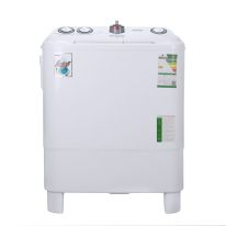 Geepas Semi-Automatic Washing Machine - Portable 7KG Washing & 5.5 Kg Spin Capacity, Counter Top -Twin Tub | Ripple Pulsator with Control Knobs | Perfect for All Fabrics