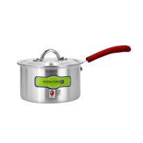 Royalford RF10096 16Cm Aluminium Milk Pan with Lid - Aluminium Saucepan Pouring Spout with Bakelite Handle, Easy to Store| Ideal as Coffee Pot, Tea Pot, Milk Pot & a Small Saucepan